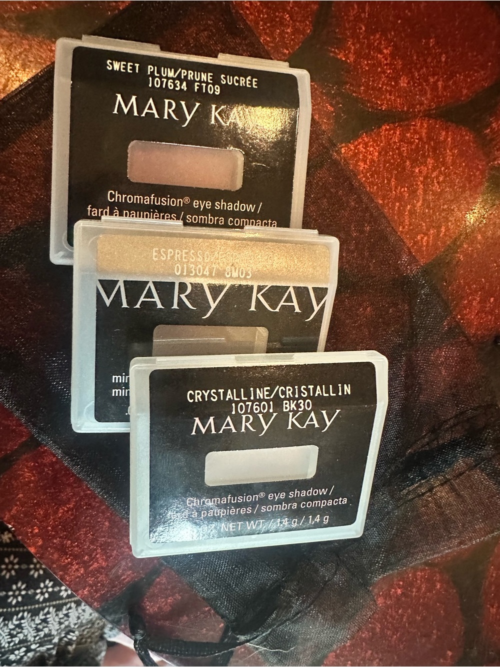 Mary Kay Chromafusion Eyeshadow Trio - Plum, Espresso, Crystalline